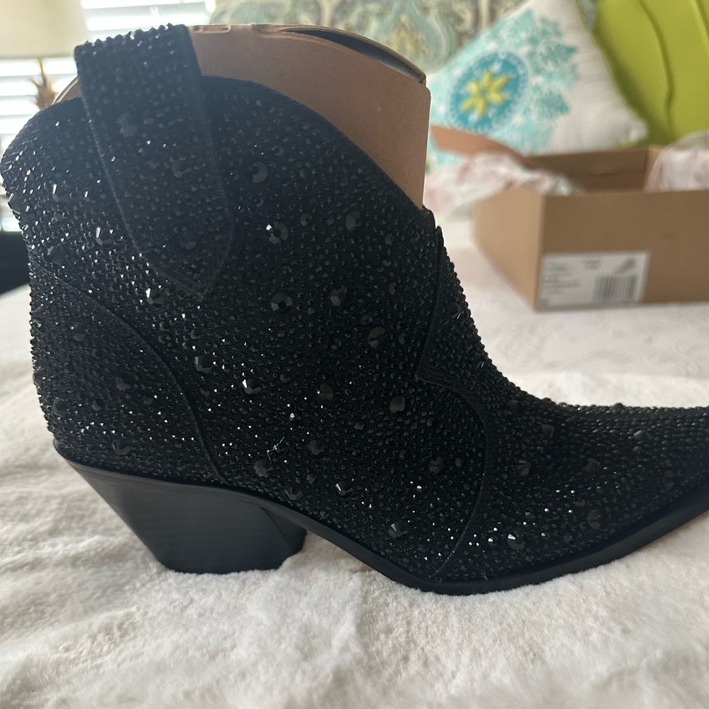 Jessica Simpson rhinestone boots